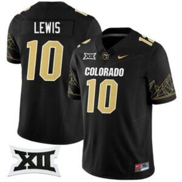 Mens Kids Youths Womens Julian Lewis Black Stitched Jersey